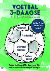 Flyer voetbal 3-daagse